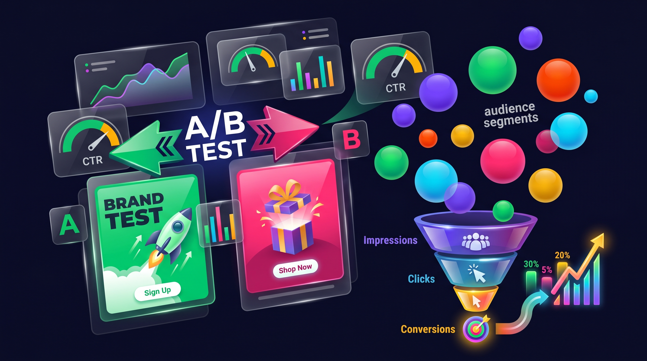 A/B testing y optimización de creatividades en Meta Ads para negocios en RD